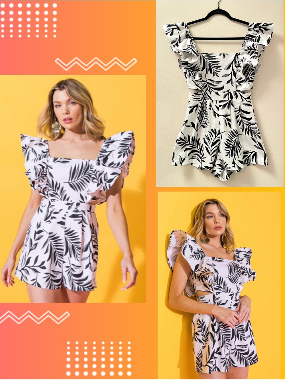 Aurora Stretch Twill Romper